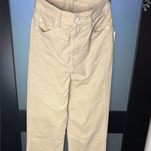 7 For All Mankind Women’s “winter white” Velvet Jeans / Pants